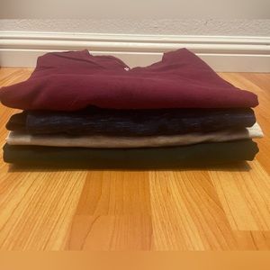 Bundle of H&M Men coupe Étroite slim fit t-shit and one premium cotton T-shirt